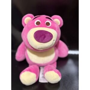 Disney Lotso Plush Bear Toy Story 3 Stuffed Animal Pink Strawberry Scent
